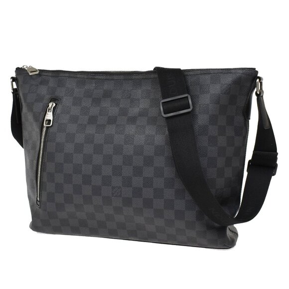 LOUIS VUITTON Mick MM Crossbody Shoulder Bag Damier Graphite BK N41106 16YH710 - Picture 1 of 16